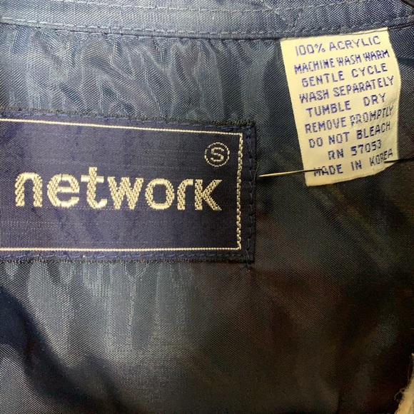 Vintage Network Pearl Snap Button Plaid Work Shirt - Picture 6 of 6